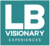 Square Logo showing the words LB Visionary Experiences